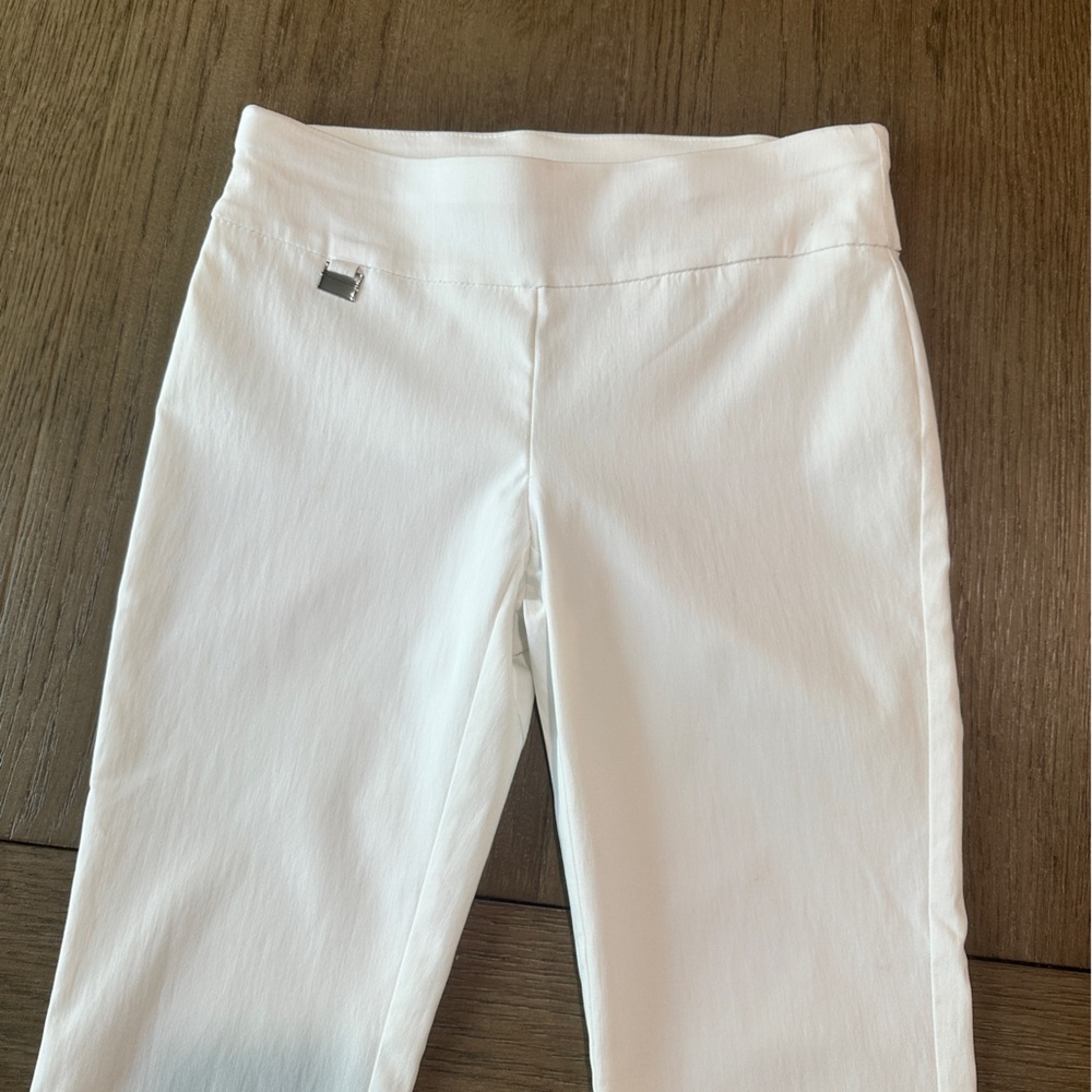 Alfani Skinny Pant with Tummy Control Size 4P White - Picture 2 of 9